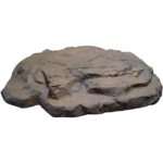 Decorative Hand Painted GFRC Large Stone Cover - Dark Brown