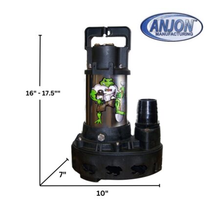 Big Frog Pump 4,200 GPH Dimensions